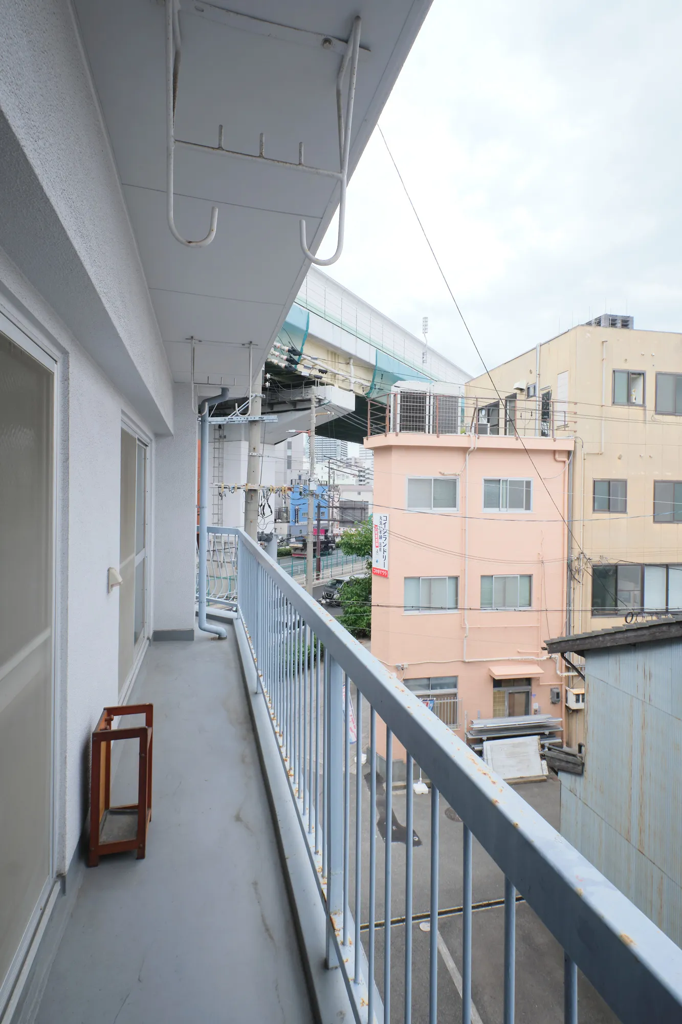 ニューフジマンション：バルコニー