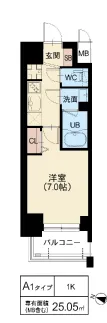 DOUBLE NINE RESIDENCE TENNOJIMINAMI：A1タイプ