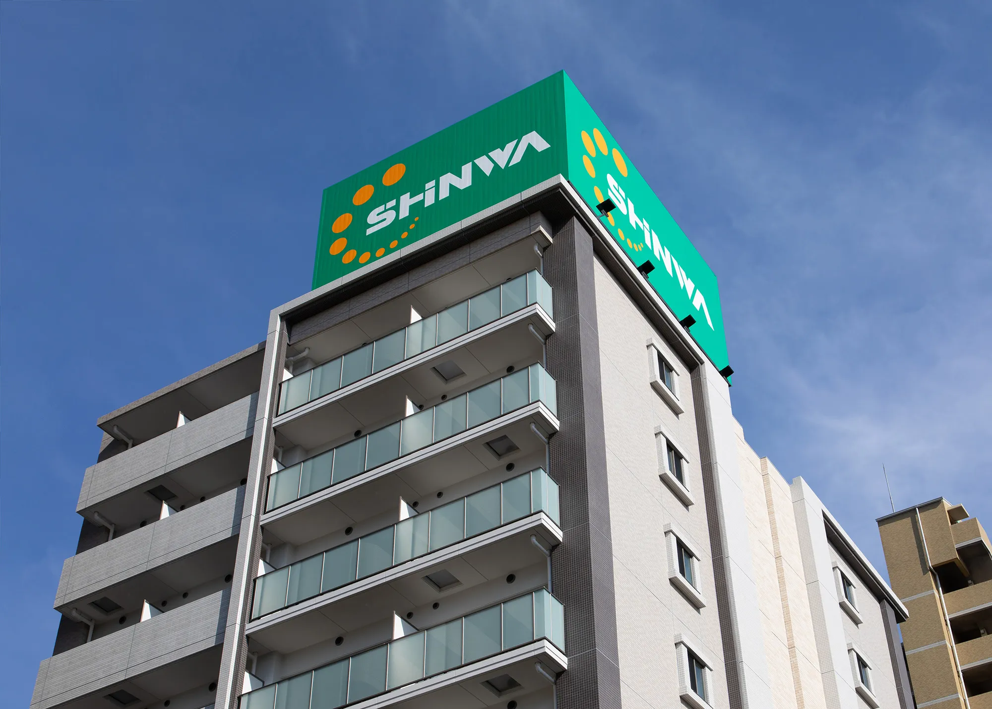 スプランディッド弁天町：北西側外観上部