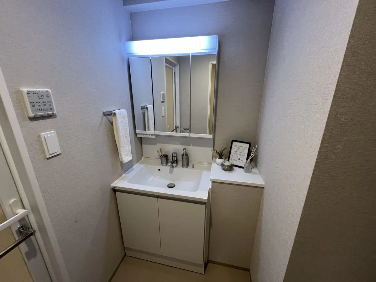 THE MUSIC COURT：モデルルーム（洗面台・314号室）