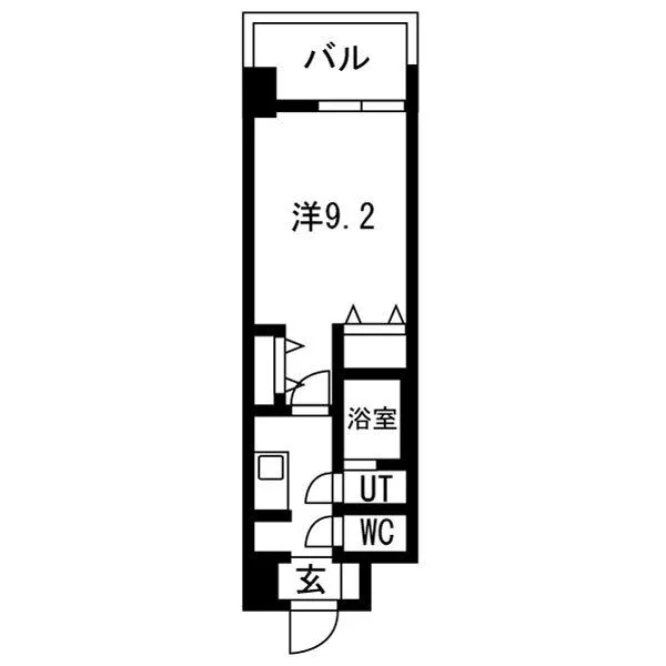 GLUCK MAISON S-SAKAI XVI：間取り図(Btype)