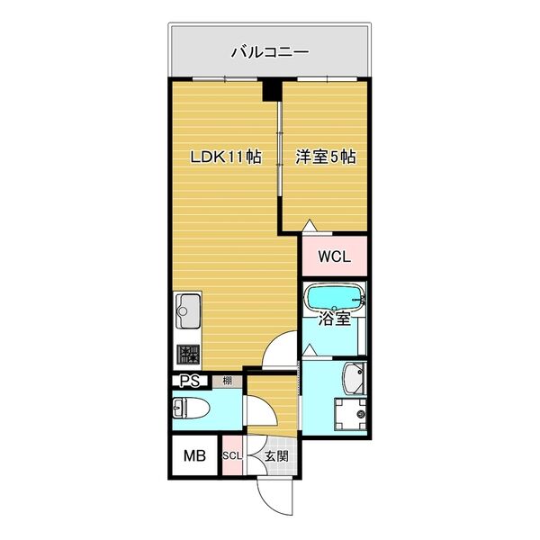 VITA荒本：間取り(3号)