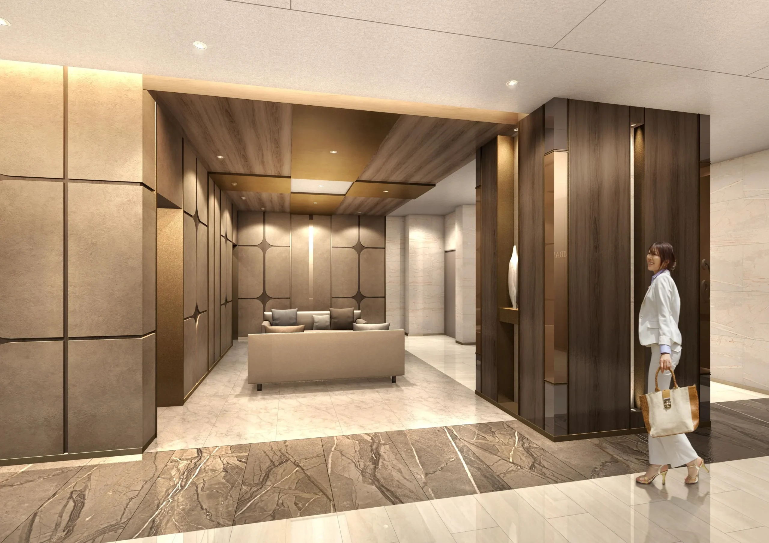 スプランディッド難波VII：エントランス