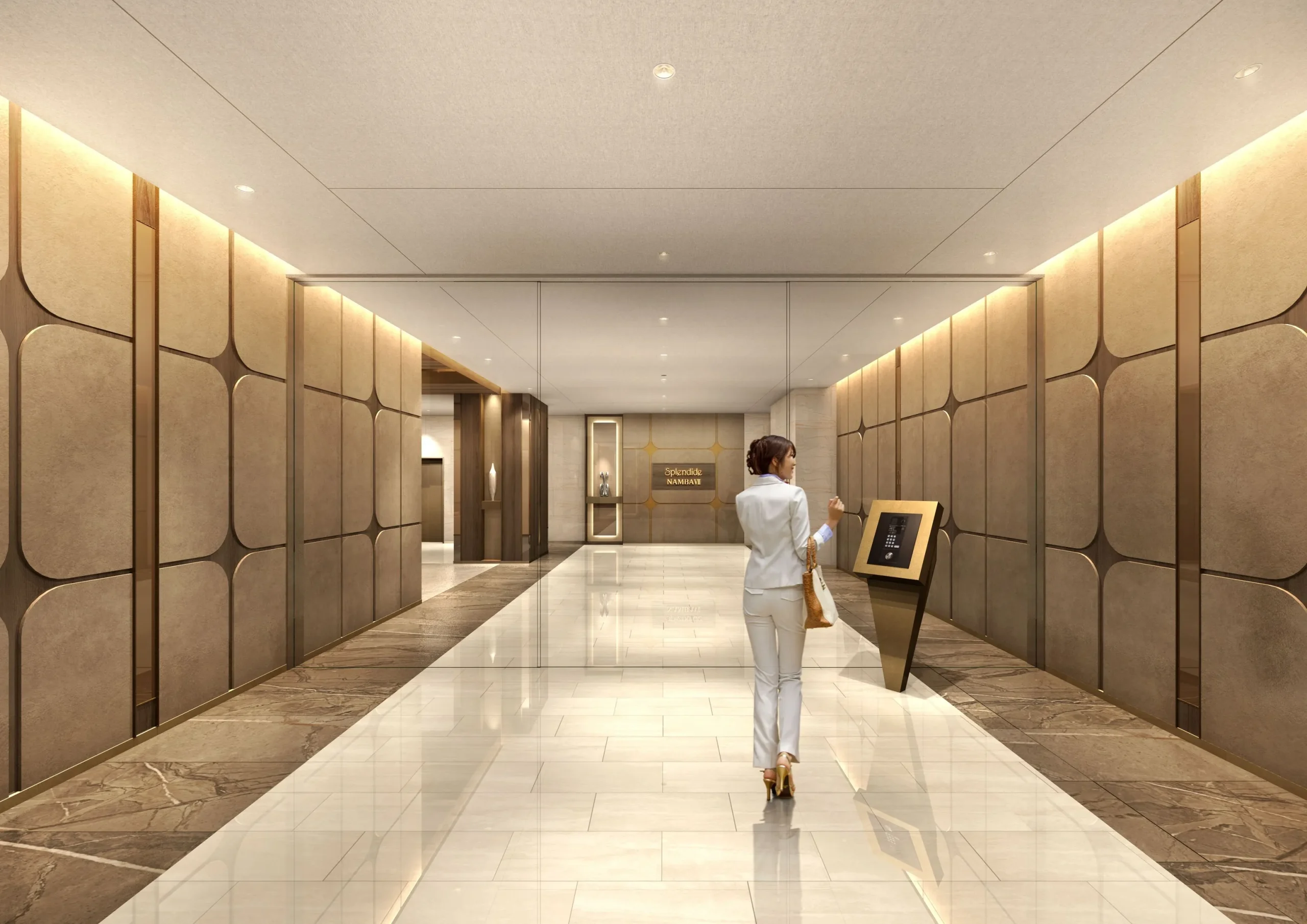 スプランディッド難波VII：エントランス