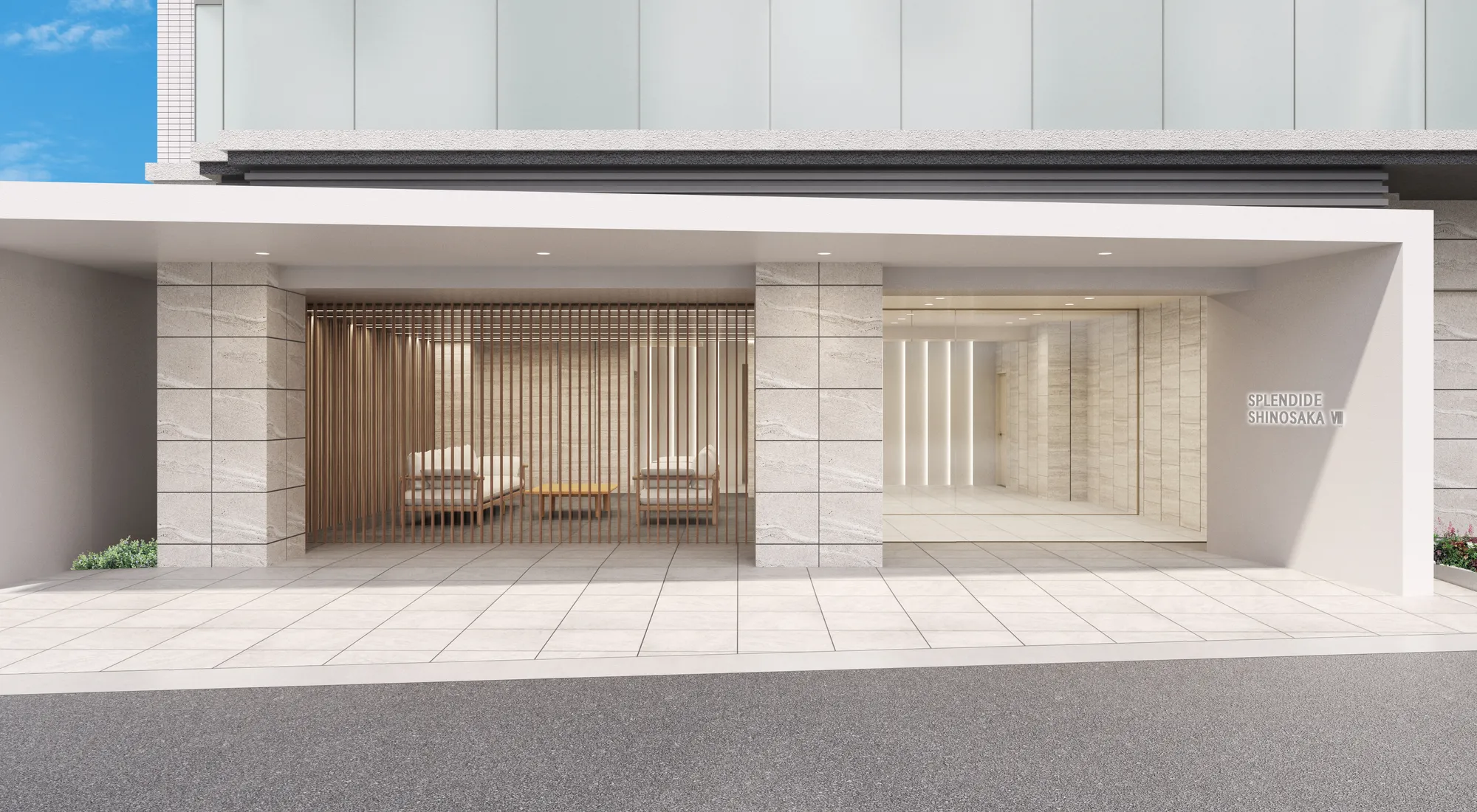 スプランディッド新大阪Ⅷ：エントランス