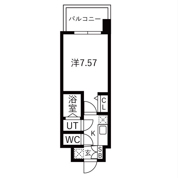 ロイス茨木奈良町：間取図（Bタイプ）