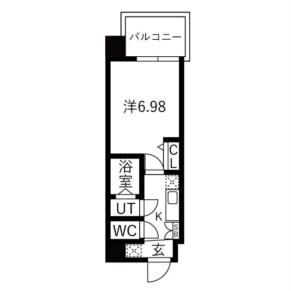 ロイス茨木奈良町：間取図（Aタイプ）