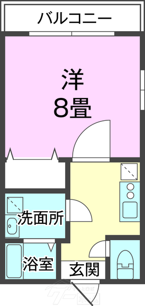 ハーティス狩俣：間取り