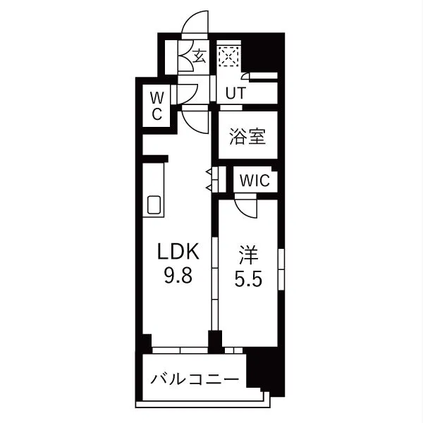 スプランディッド門前仲町：間取りCタイプ